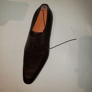 Santoni laced up dress shoe